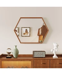 Vlsrka Solid Wood Wall Mirror