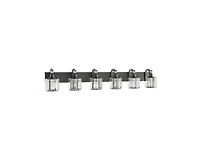 gaomon Modern Crystal Bathroom Vanity Lights Black Bathroom Light Fixtures Crystal Vanity Shower Lights Over Mirror
