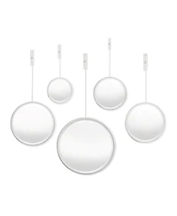 Maison Noir Pendulum Mirrors Set of 5