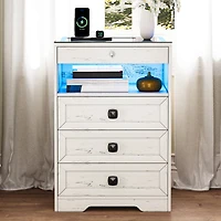 Vlsrka Vanity Makeup Desk with Mirror and Lights