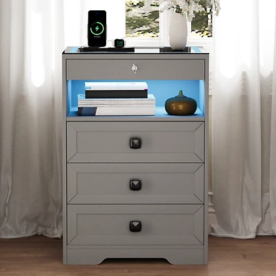 Vlsrka Vanity Makeup Desk with Mirror and Lights