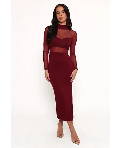 Petal and Pup Women's Farrow Long Sleeve Midi Dress