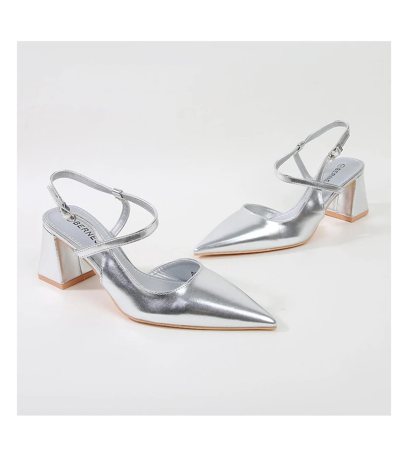 Berness Dani Block Heel Pumps