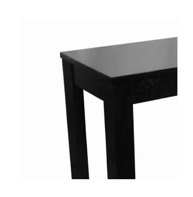 Wooden Chairside Table with Bottom Shelf and Block Legs Stylish and Functional Accent for Living Room or Bedroom