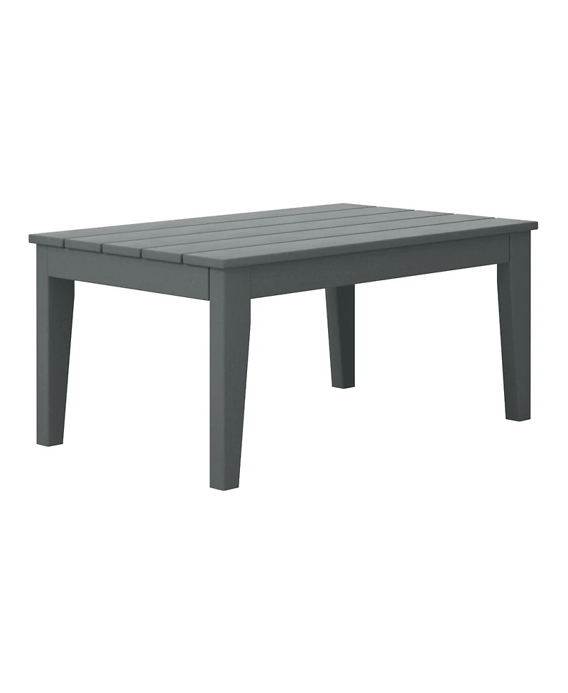 WestinTrends 4-Piece Hdpe Outdoor Patio Furniture Couch Set