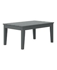 WestinTrends 4-Piece Hdpe Outdoor Patio Furniture Couch Set