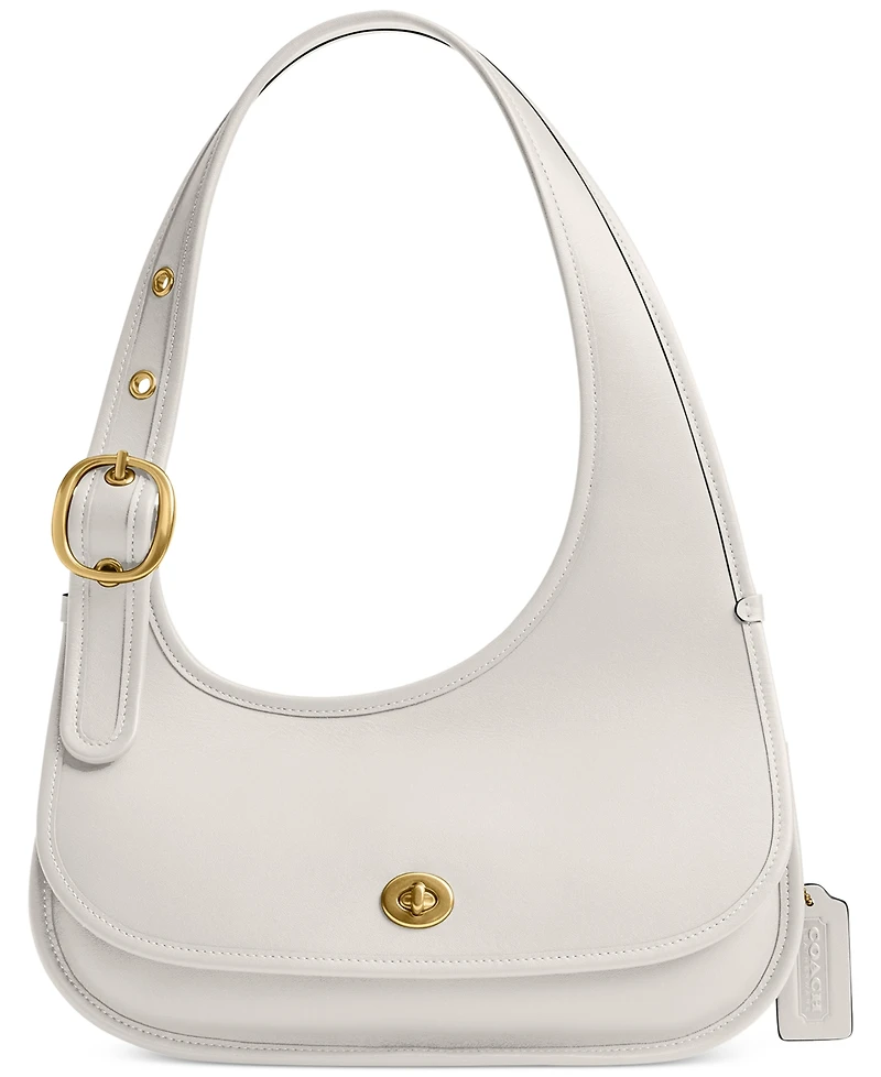 Coach Cashin Carry Small Leather Crescent Bag