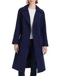 Kate Spade New York Women s Long Double-Breasted Trench Coat
