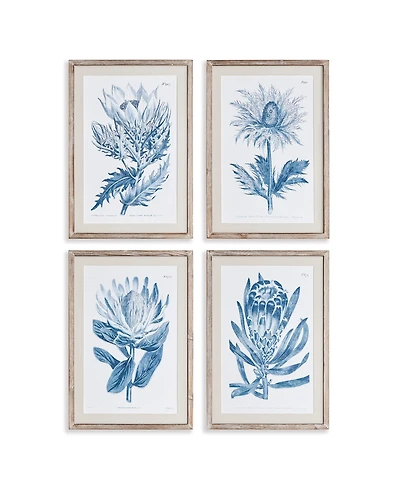 Indigo Protea Prints St/4