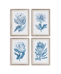 Indigo Protea Prints St/4