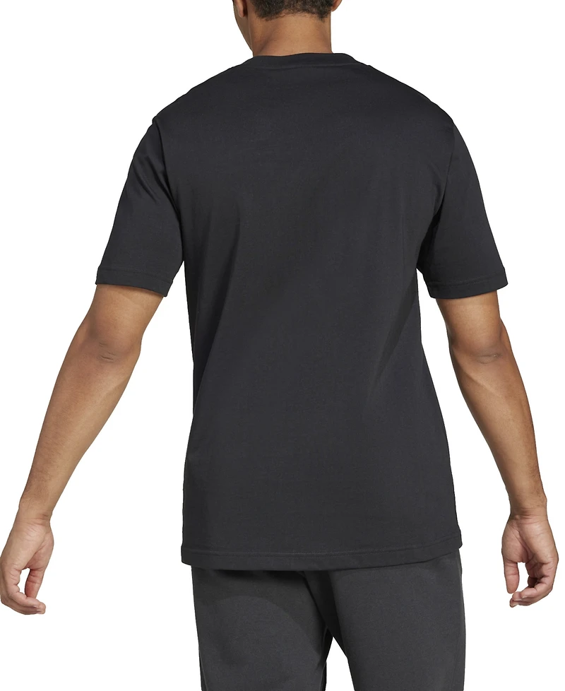 adidas Men's 3 Bar Logo Graphic Cotton T-Shirt
