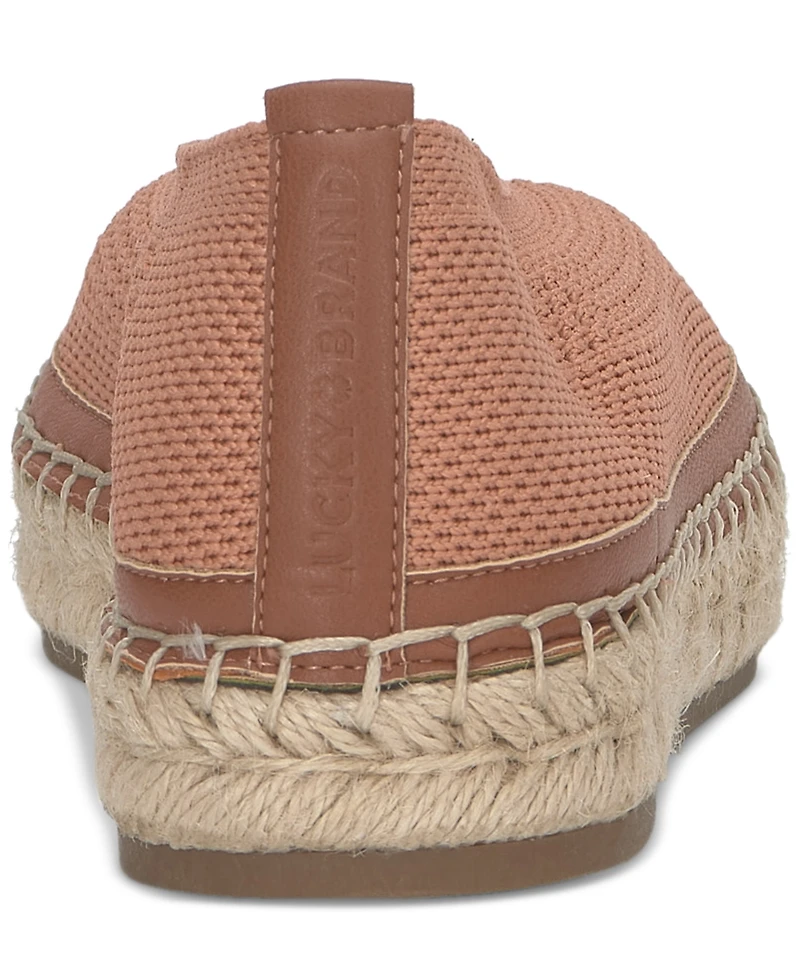 Lucky Brand Women's Orena Knit Espadrille Flats