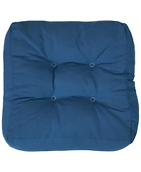 Indoor/Outdoor Square Tufted Patio Chair Seat and Back Cushions - 20" - 2pk
