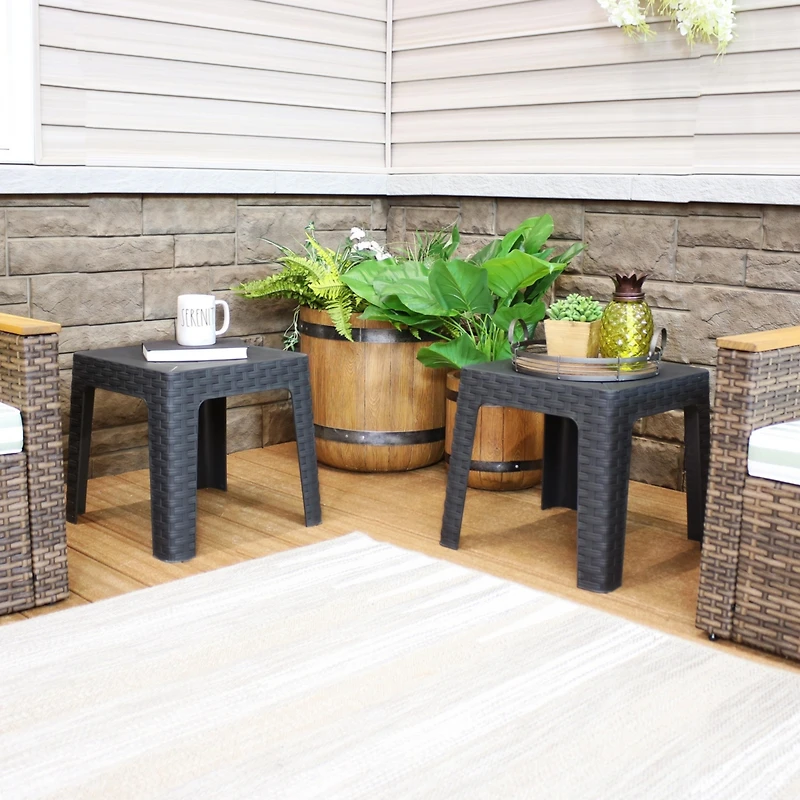 Square Patio Side Table