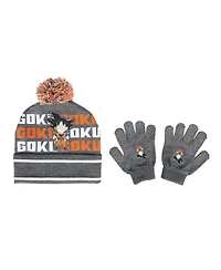Dragon Ball Z Boys Goku Hat and Gloves Set