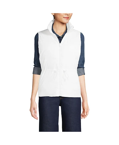 Lands' End Women's Wanderweight Reversible Packable Down Vest