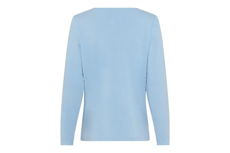 Olsen Women's Mixed Media Sequin Trim T-Shirt
