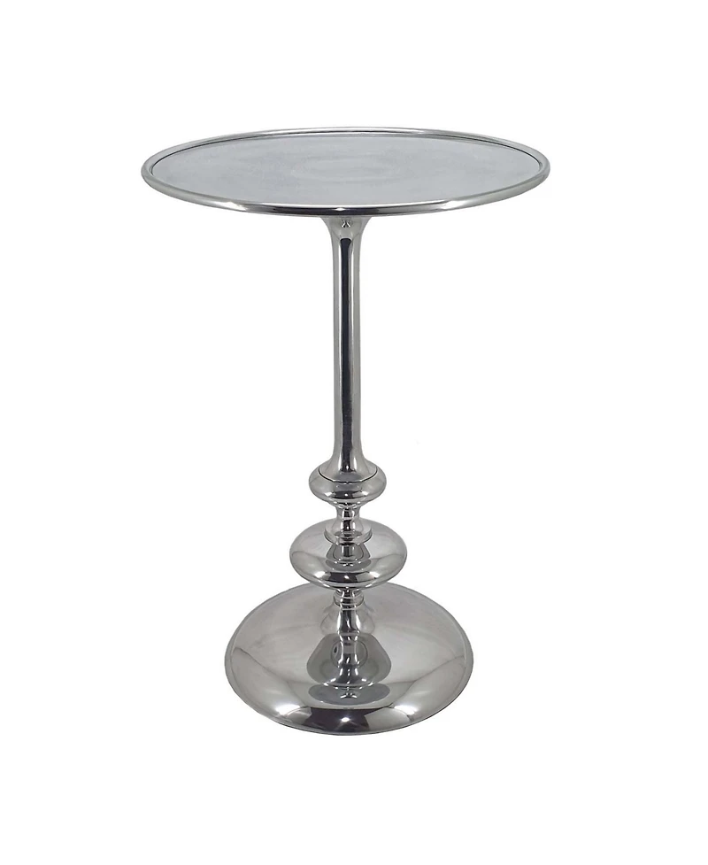 Modern Aluminum Side Table Sleek and Durable Accent for Living Room, Bedroom, or Office