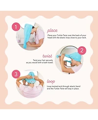 Turbie Twist Deluxe Wet Dry - Microfiber Tt and Shower Cap Multicolor