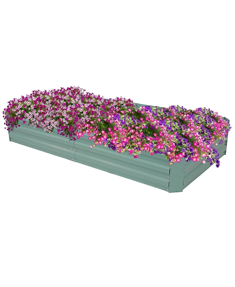 Galvanized Steel Raised Garden Bed