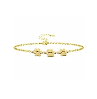Fureverly Three Paw Print Bracelet for Pet Lovers