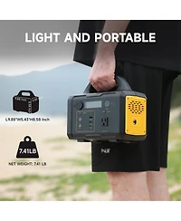 Mondawe 300W Portable Power Station with 100W Solar Panel