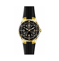 Invicta Women's Angel Quartz 3 Hand Black Dial Watch