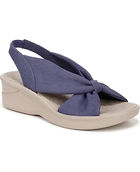 LifeStride Women's Serenade Washable Slingback Wedge Sandals