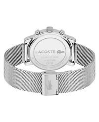 Lacoste Men's Replay Silver Tone Stainless Steel Mesh Bracelet Watch