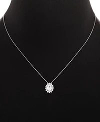 Giani Bernini Cubic Zirconia Oval Cluster Pendant Necklace & Stud Earrings Set in Sterling Silver, Exclusively at Macy's