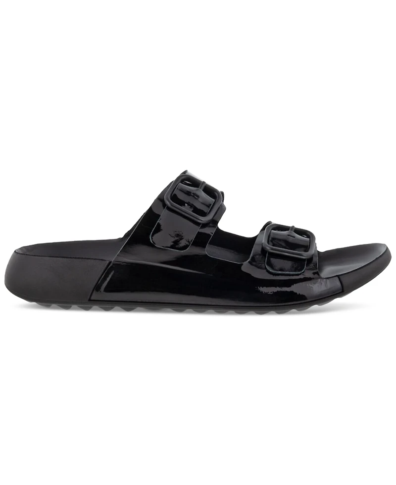 Ecco Women's Cozmo Two Band Leather Buckle Sandals