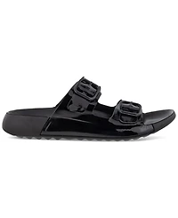 Ecco Women's Cozmo Two Band Leather Buckle Sandals