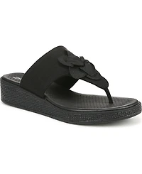LifeStride Women's Bloom Washable Thong Slip On Wedge Sandals