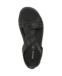 LifeStride Women's Lilly Bright Washable Strappy Sandals