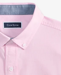 Club Room Men's Short Sleeve Button-Down Oxford Shirt, Created for Macy's