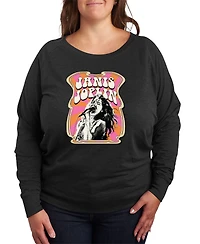 Hybrid Apparel Plus Janis Joplin Graphic Pullover Top