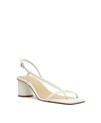 Schutz Women's Heloise Mid Block Heel Dress Sandals