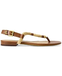 Lauren Ralph Lauren Women's Everly Thong Flat Sandals