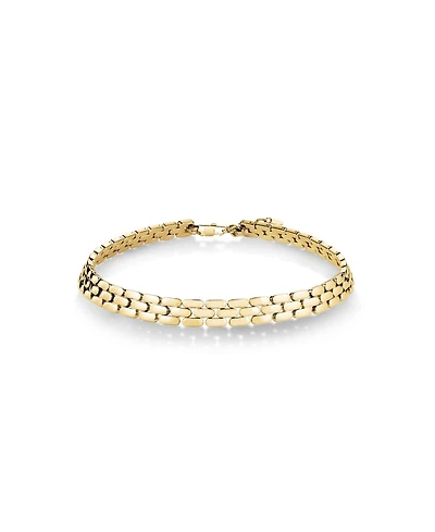 Rosefield Legacy Necklace In 14K Yellow Gold Plated Stainless Steel