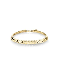 Rosefield Legacy Necklace In 14K Yellow Gold Plated Stainless Steel