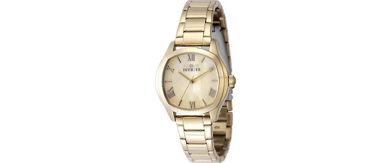 Invicta Women's 48235 Wildflower Quartz 3 Hand Gold Dial Watch