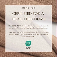 Linery & Co. 100% Cotton Reversible Honeycomb Waffle / Percale Duvet Cover Set