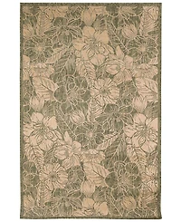 Liora Manne' Carmel Botanical 7'10"x9'10" Area Rug