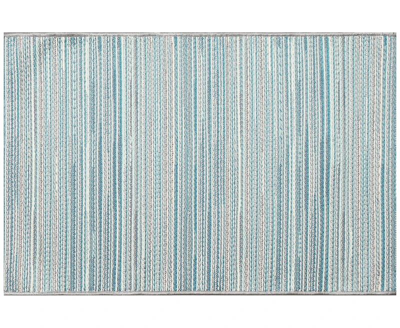 Liora Manne' Miranda Tweed Stripe 2'5"x3'11" Area Rug