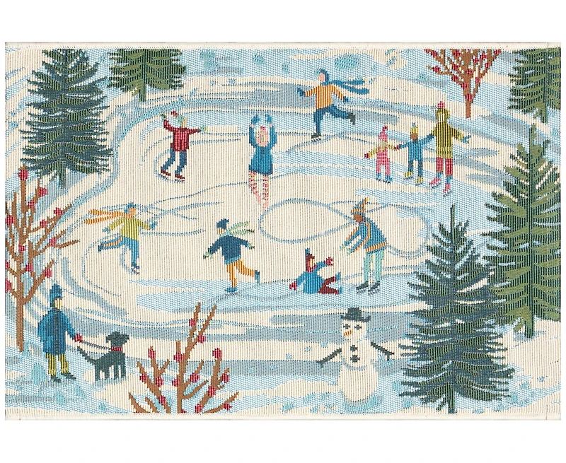 Liora Manne' Esencia Gone Skating 2'x2'10" Area Rug