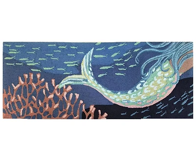 Liora Manne' Frontporch Siren Sighting 2'x5' Runner Area Rug