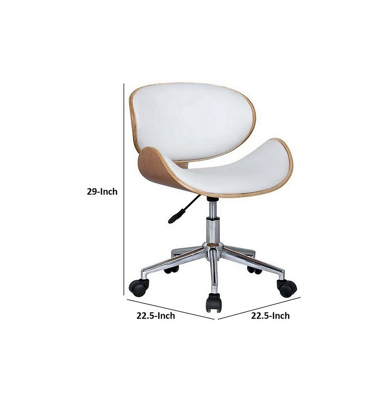 Slickblue Ergonomic Swivel Office Chair for Comfortable Seating and Productivity