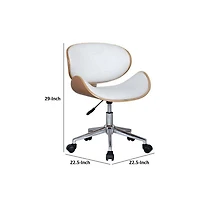 Slickblue Ergonomic Swivel Office Chair for Comfortable Seating and Productivity