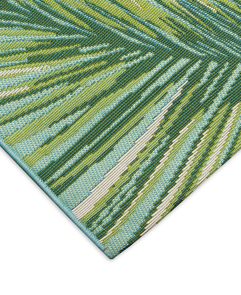 Liora Manne' Marina Palm Border 6'6"x9'4" Area Rug