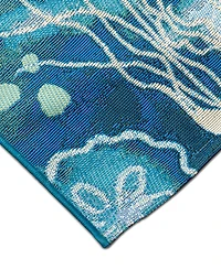 Liora Manne' Marina Jelly Fish 1'11"x7'6" Runner Area Rug